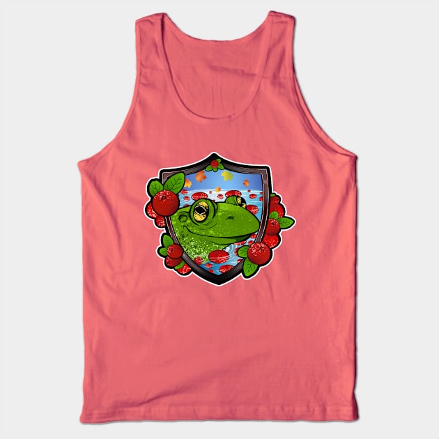 Frogs and Cranberries Tank Top by anomalyalice